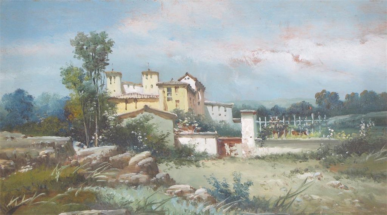Lake landscapes by English School