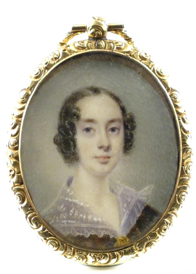 A lady, head and shoulders by English School