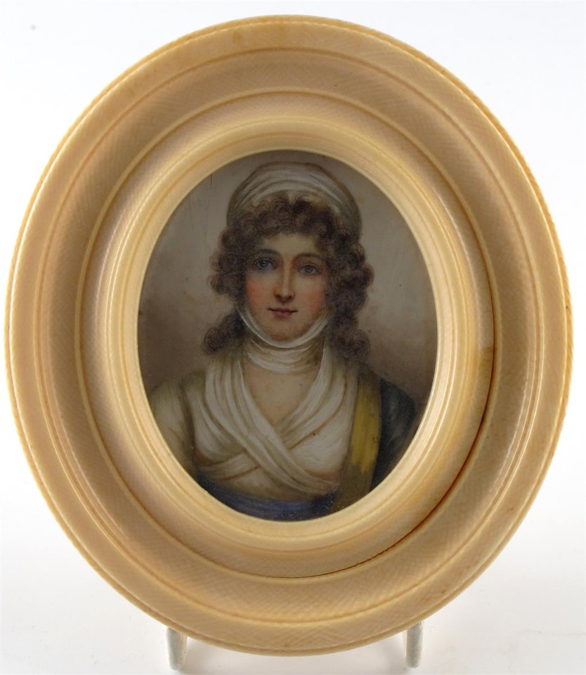 A lady, head and shoulders by English School