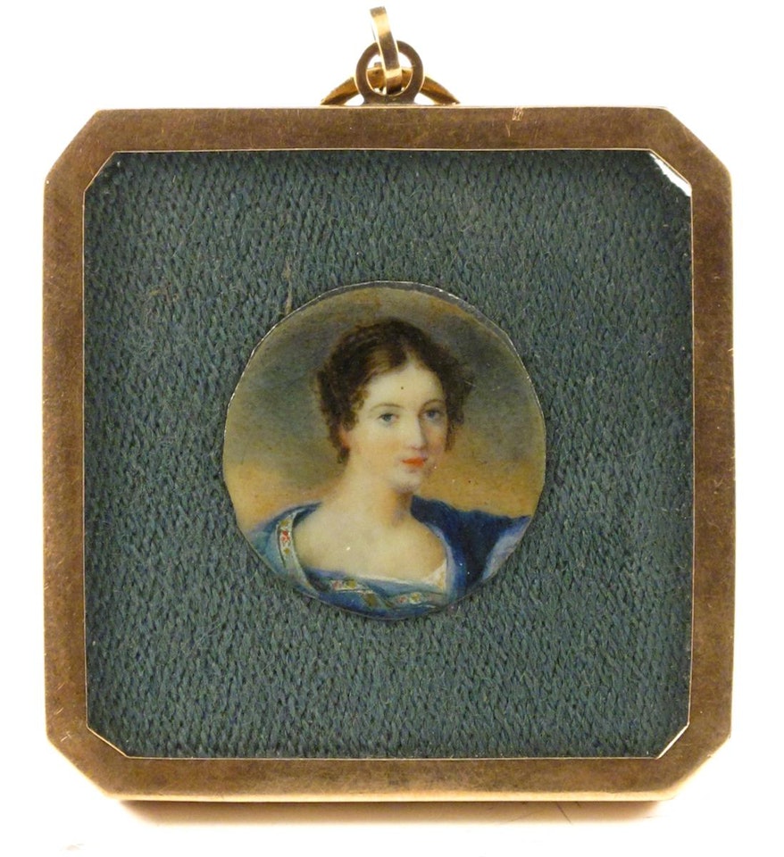 A young lady, head and shoulders by English School