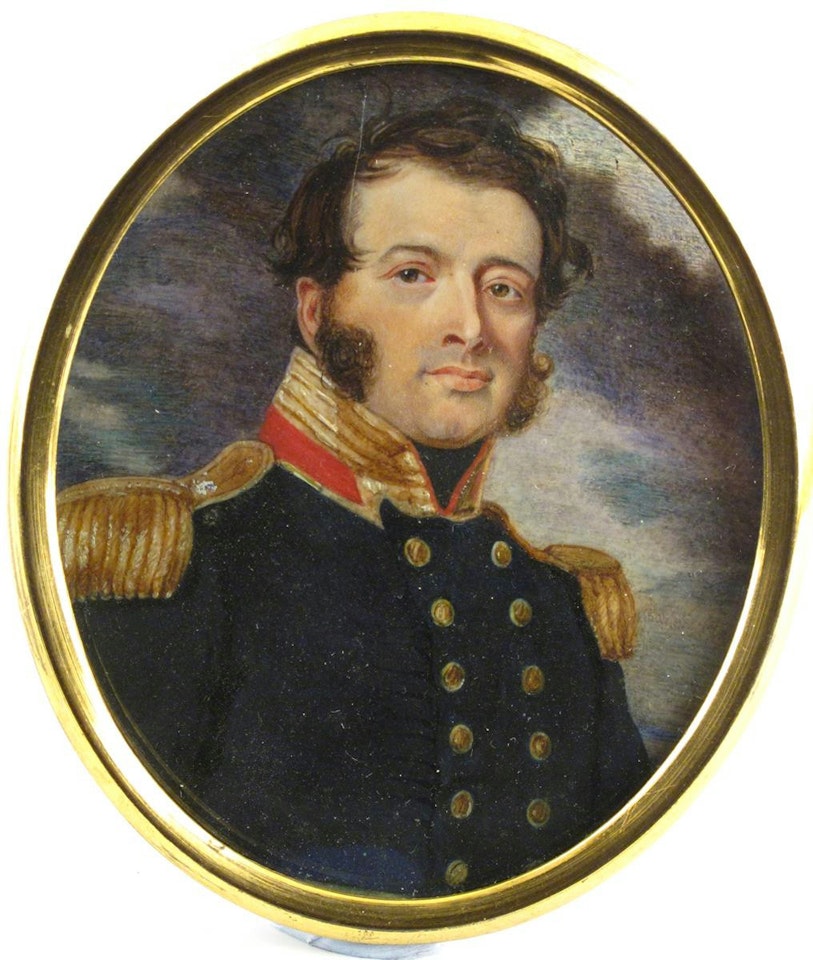 Admiral Benjamin Hallowell Carew, half length by English School