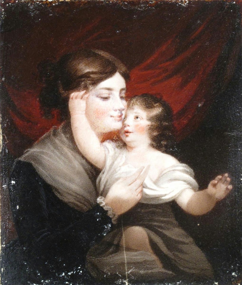 Mother and child by English School