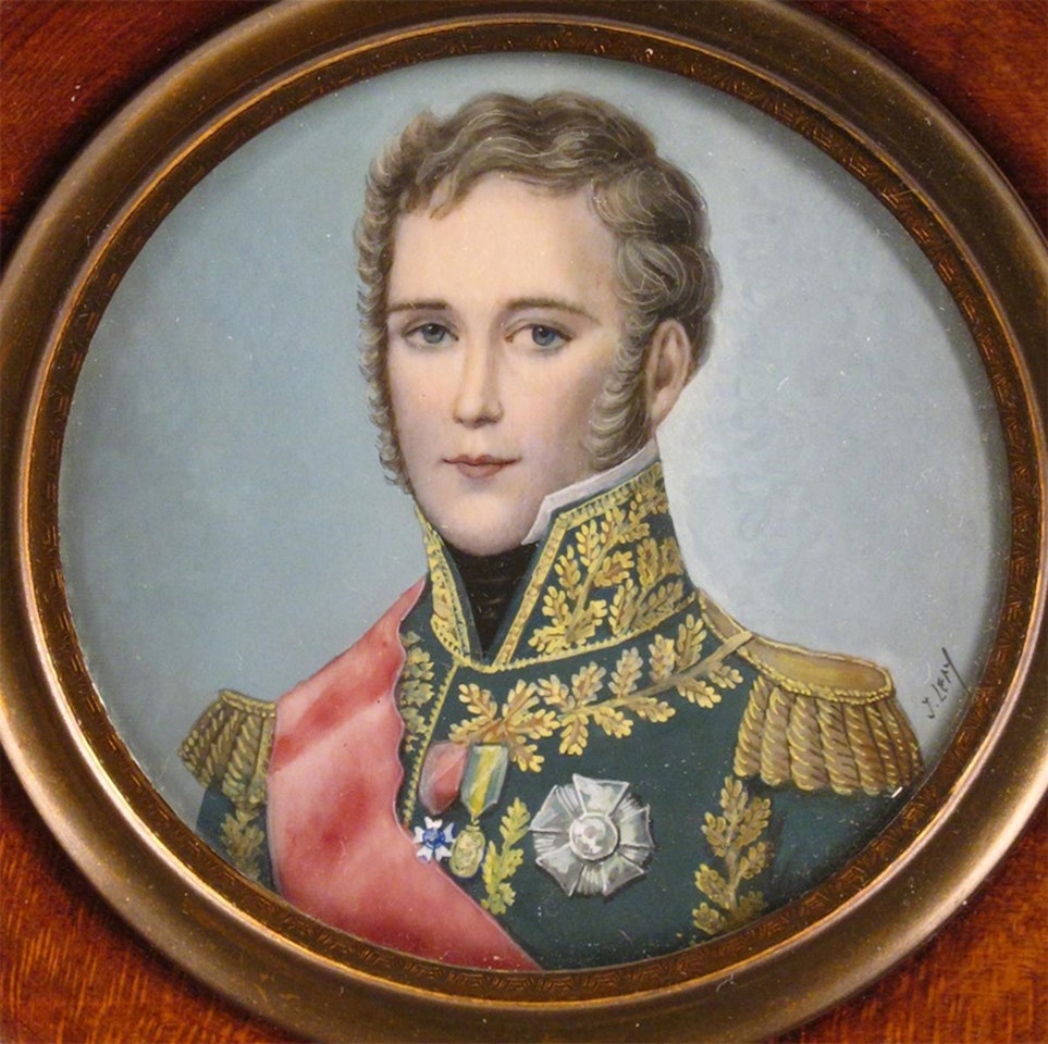 An officer in Uniform; A gentleman in blue by Continental School