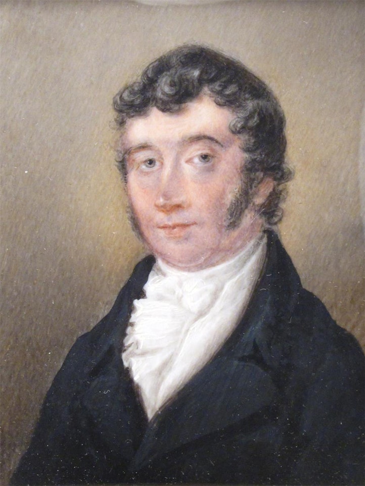 Portraits of a gentleman and a lady by English School