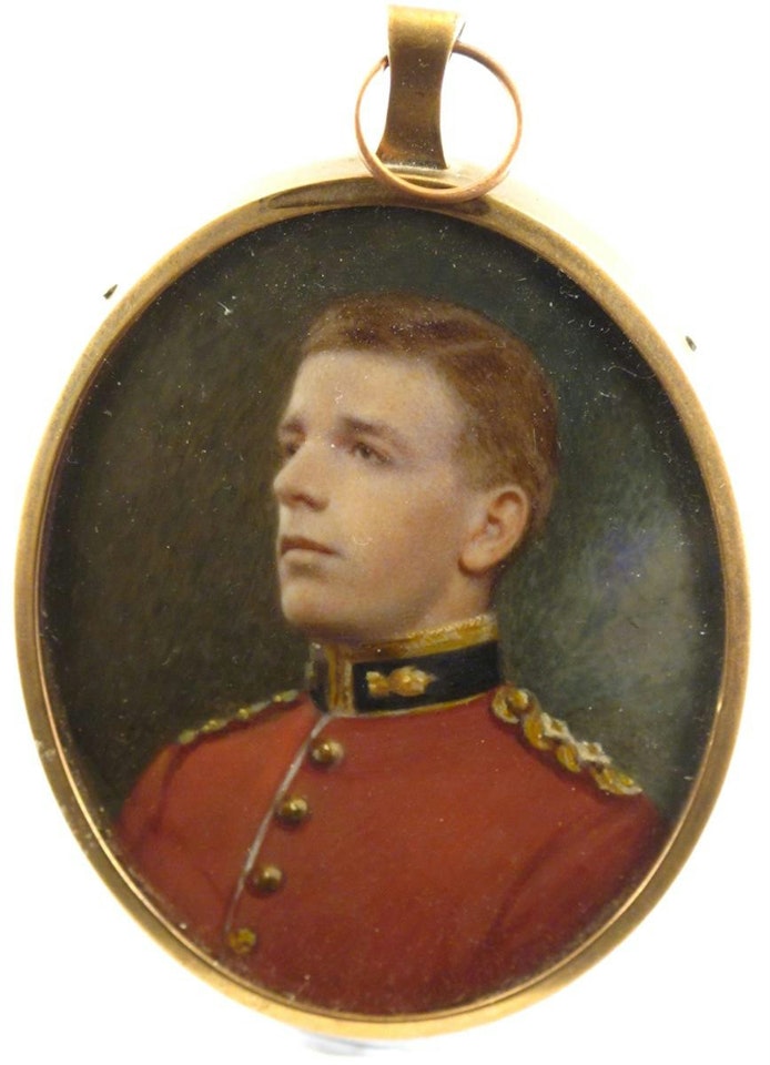 An Officer of the Grenadier Guards by English School