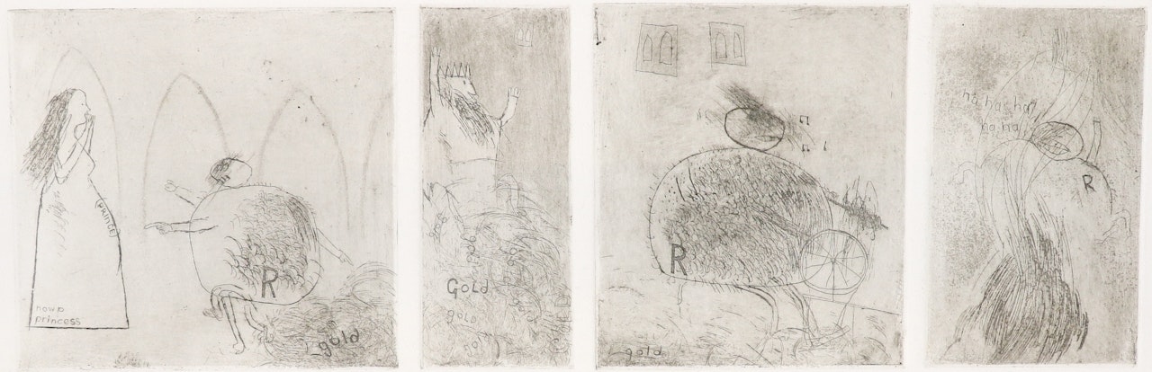 Study for Rumpelstiltskin by David Hockney