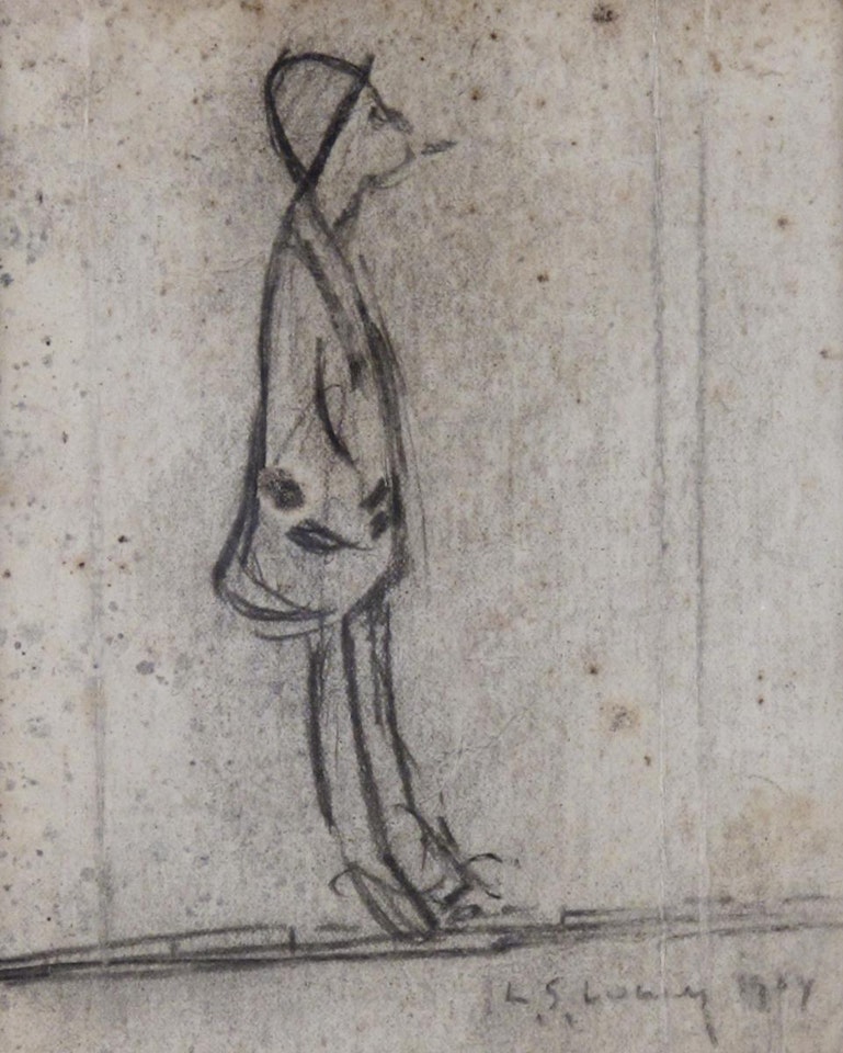 Sketch of a Boy Smoking by Laurence Stephen Lowry