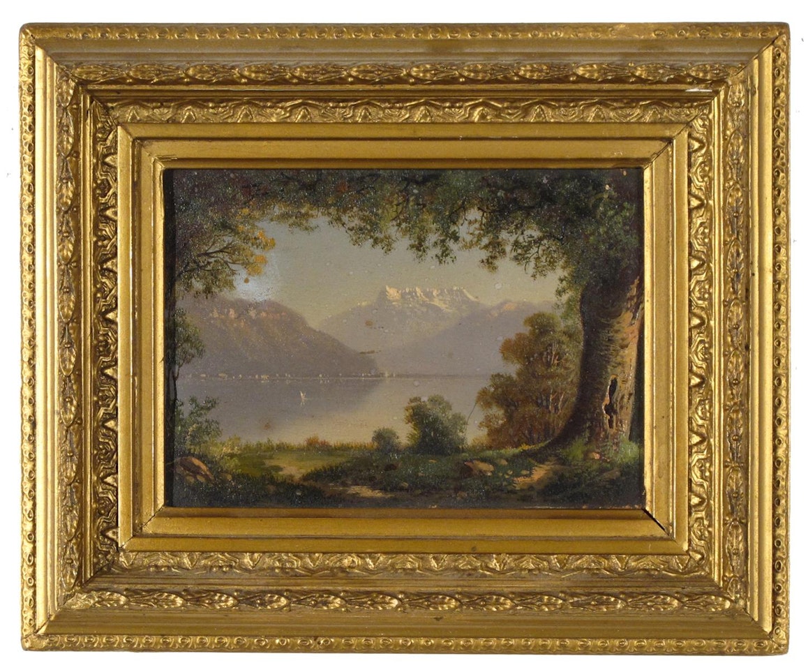 Chillon; Bosquet de ..., Lac de Genive by Continental School