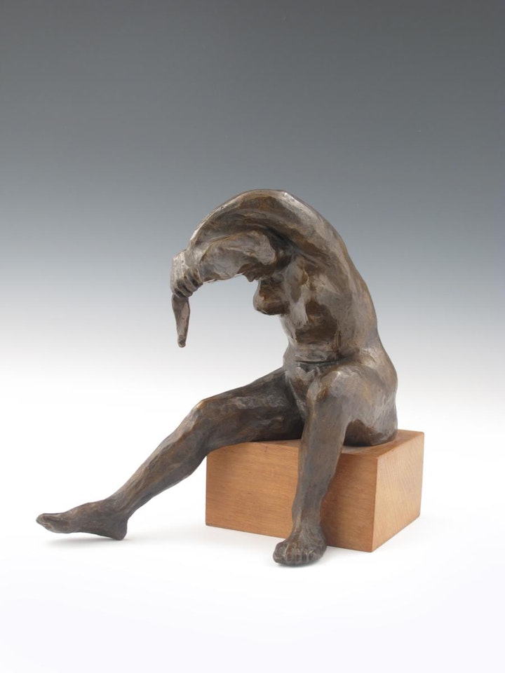 Girl Wringing Out Her Hair by Michael Ayrton