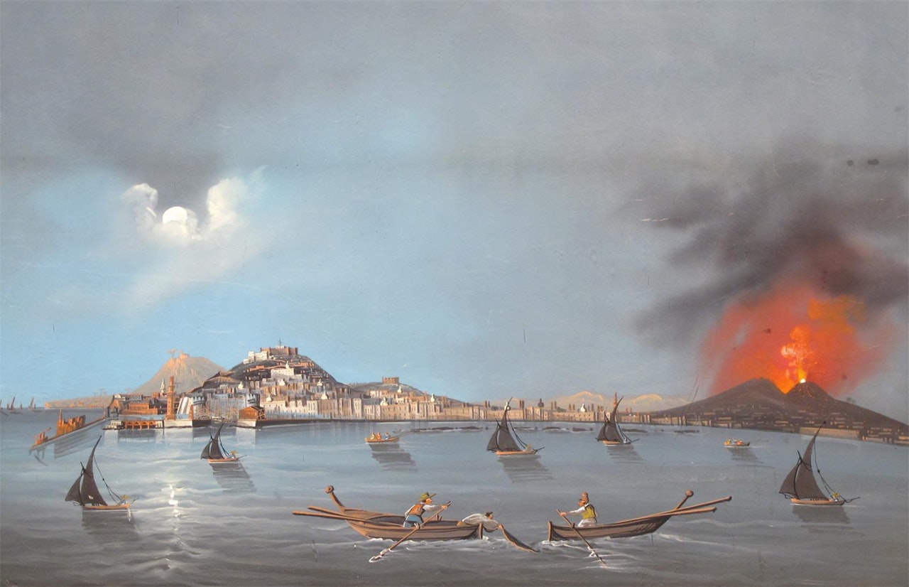 Napoli da Mare by Neapolitan School