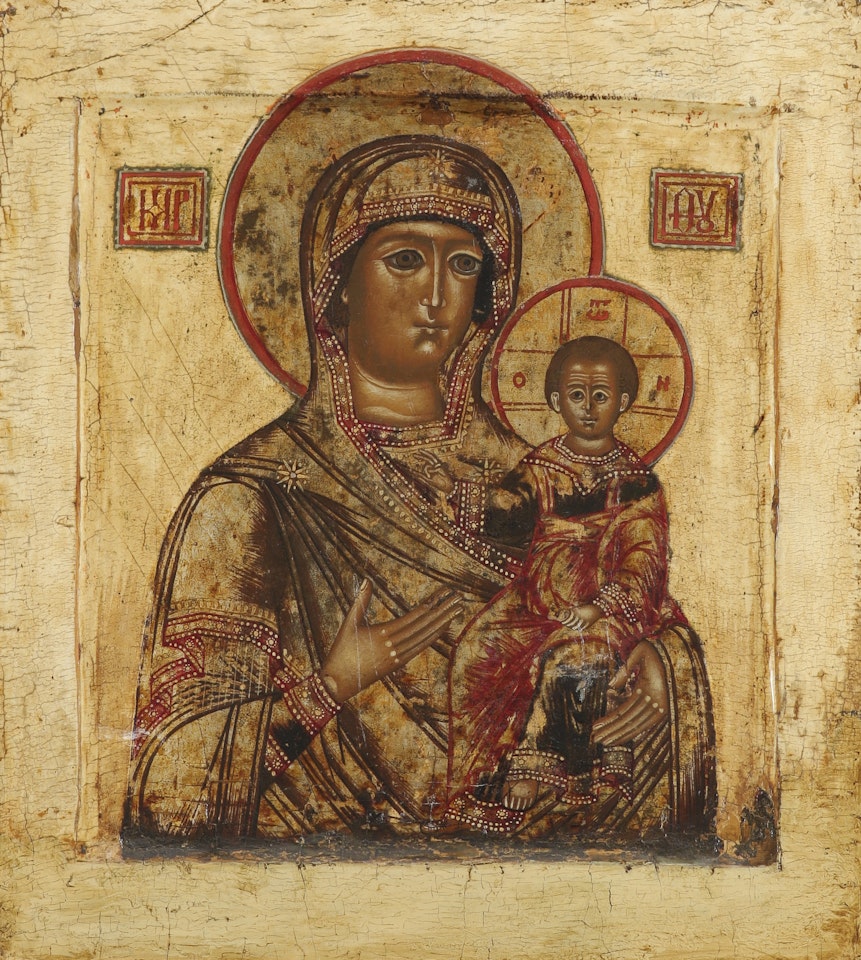 Virgin Hodegetria by Russian School