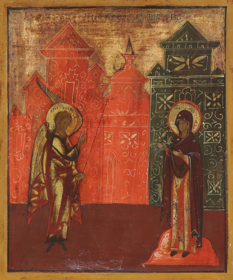 Icon of The Annunciation by Russian School