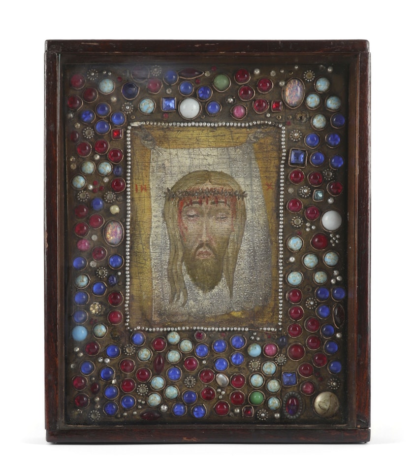 Icon of the Mandylion by Russian School