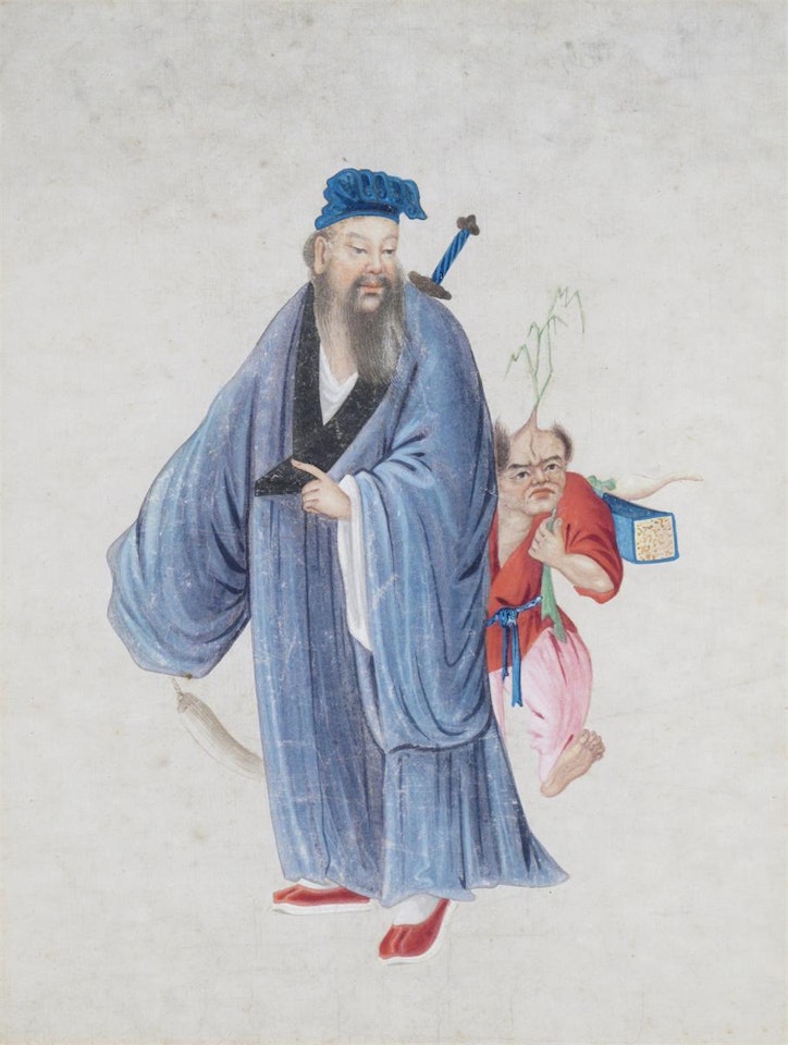 Chinese Scholars or Immortals by Chinese School