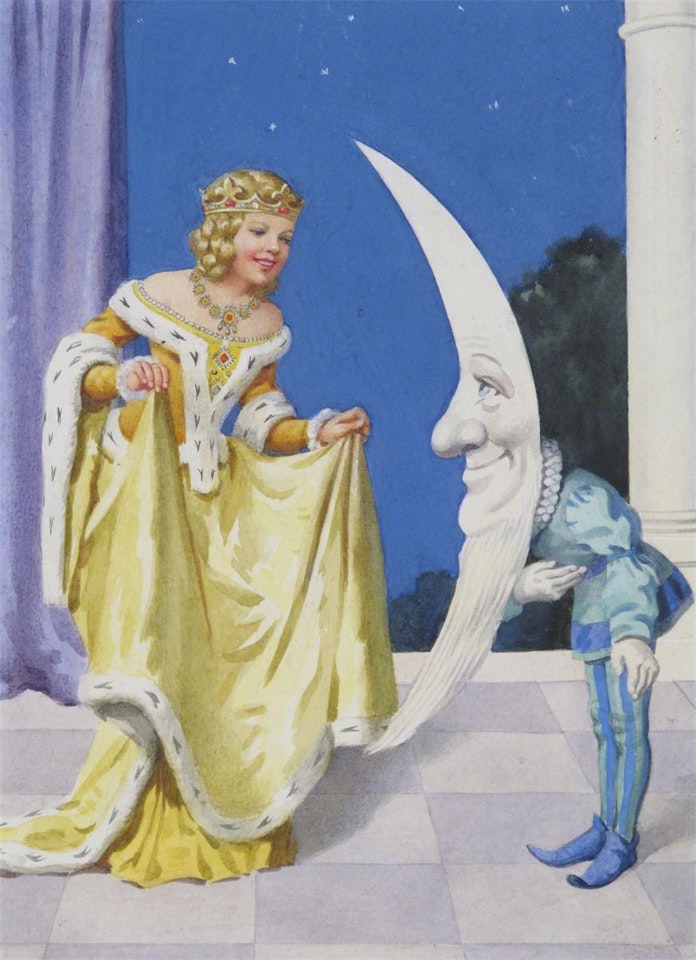 The Man in the Moon; The Queen of Hearts by English School