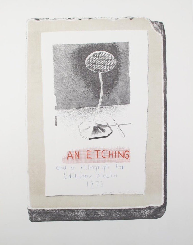 An Etching and a lithograph for Editions Alecto by David Hockney