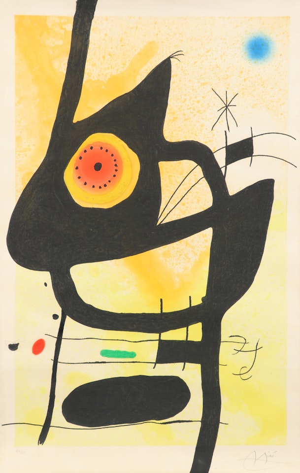 La Femme des Sables by Joan Miró