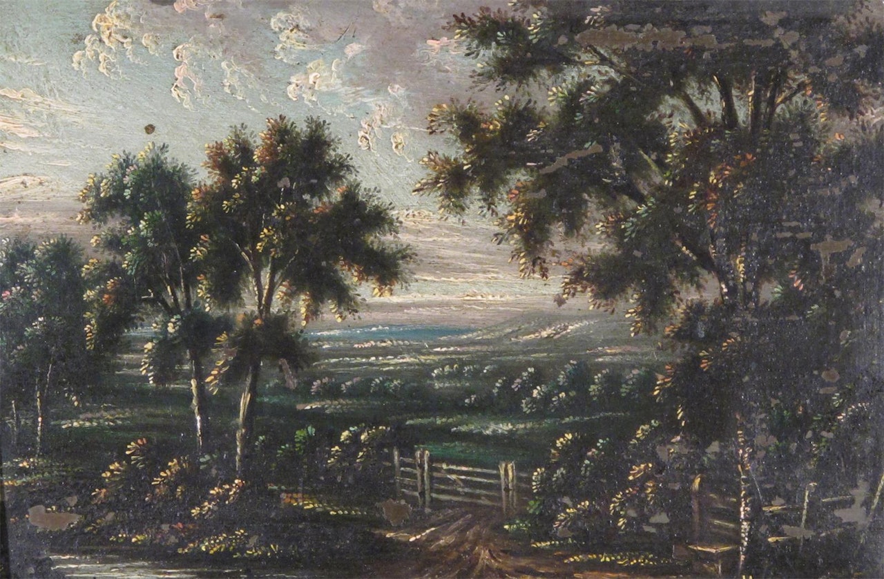 Rural scene by Continental School