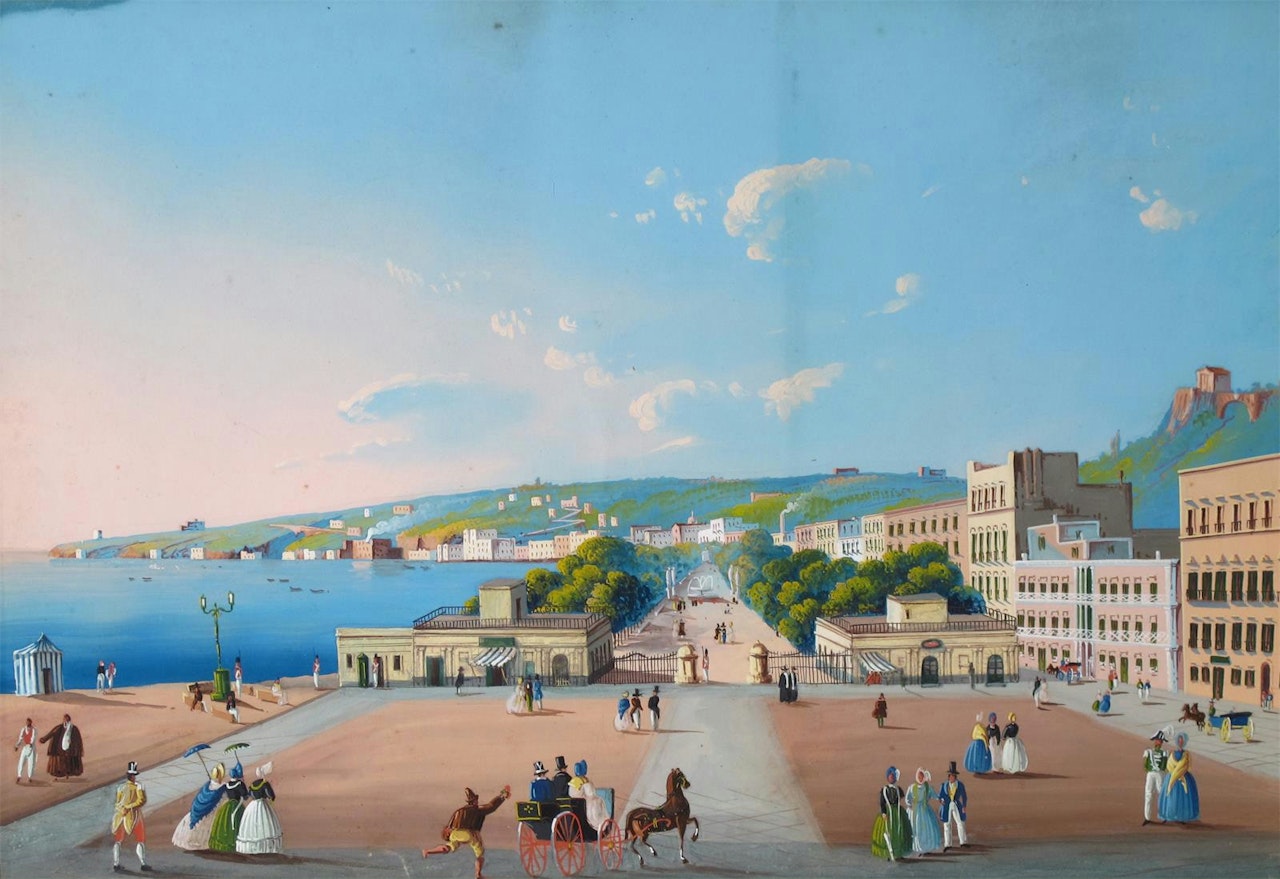 Villa Reale, Naples by Neapolitan School