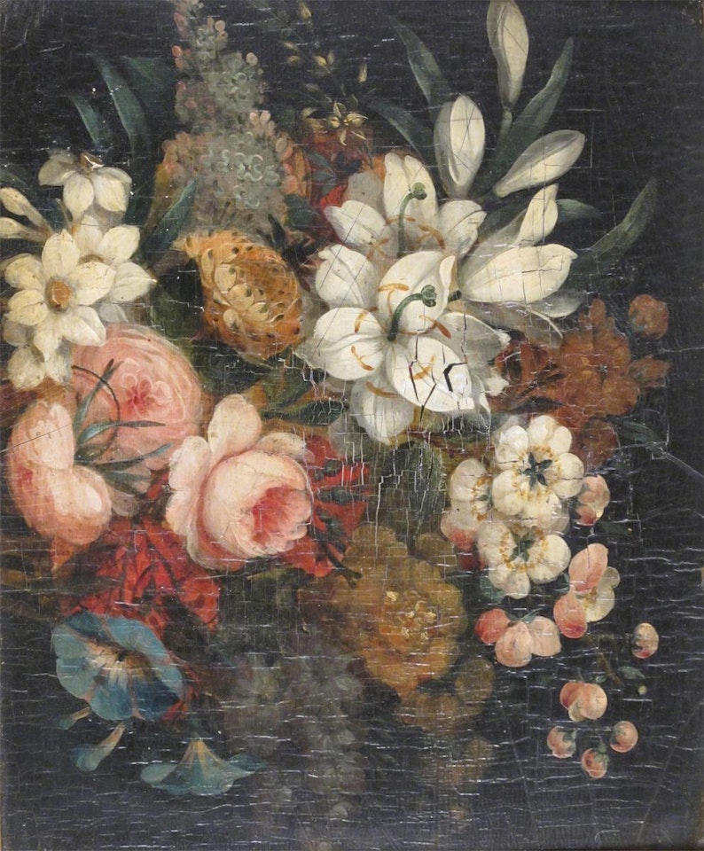 Still life of summer flowers by Dutch School