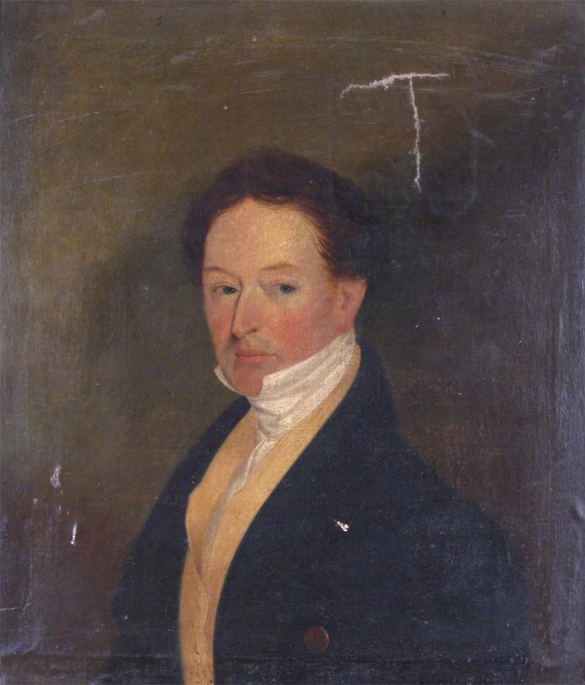 Portrait of a gentleman by English School