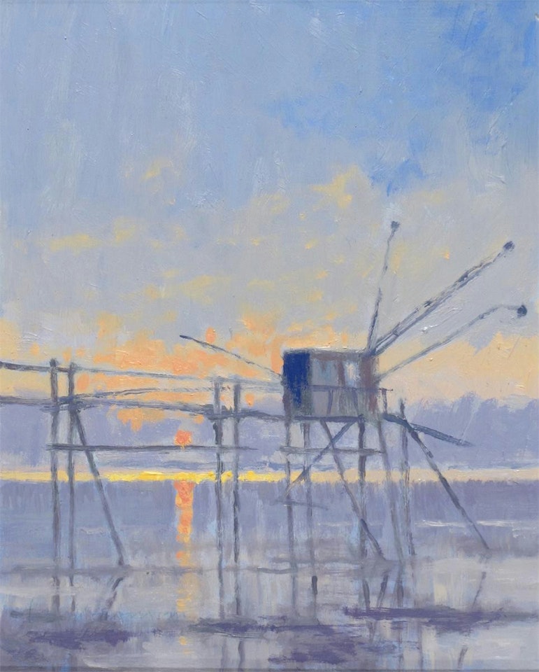 Fishing hut, Brittany by English School