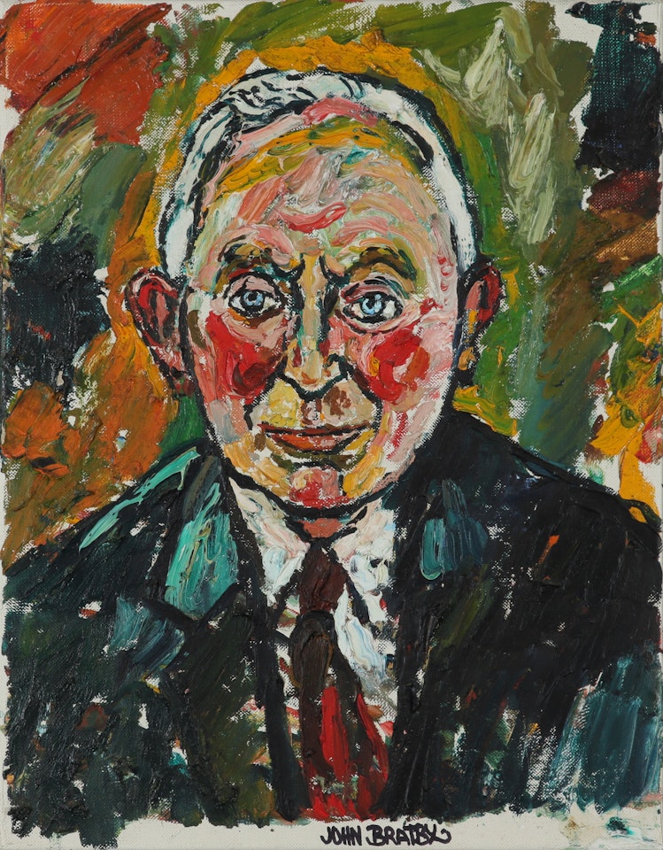Portrait of a gentleman by John Bratby
