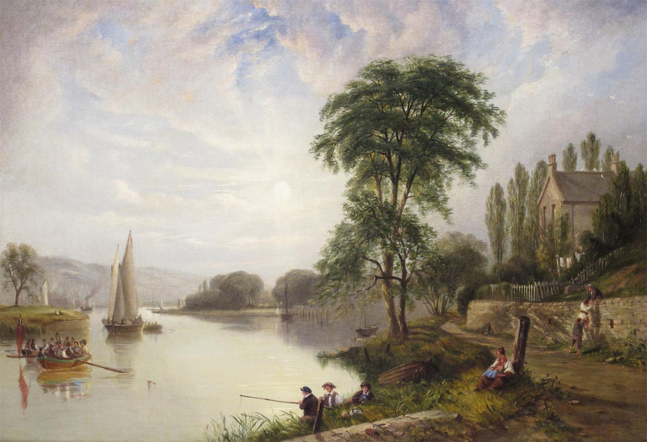 On the Thames near Richmond by English School