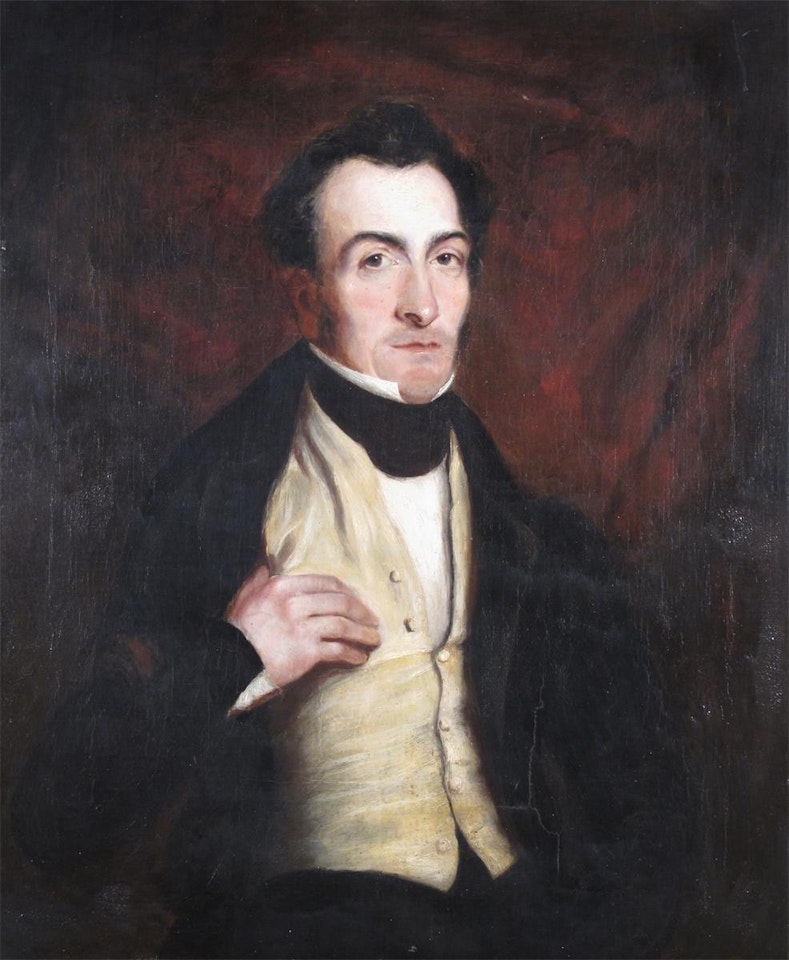 Portrait of a gentleman by English School