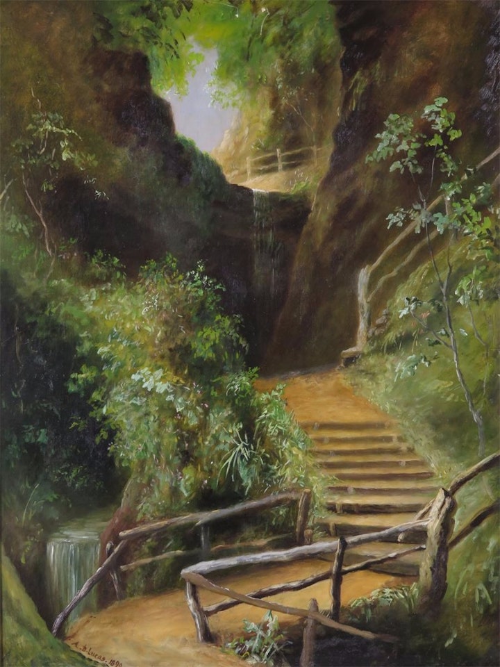 Shanklin Chine, Isle of Wight by English School