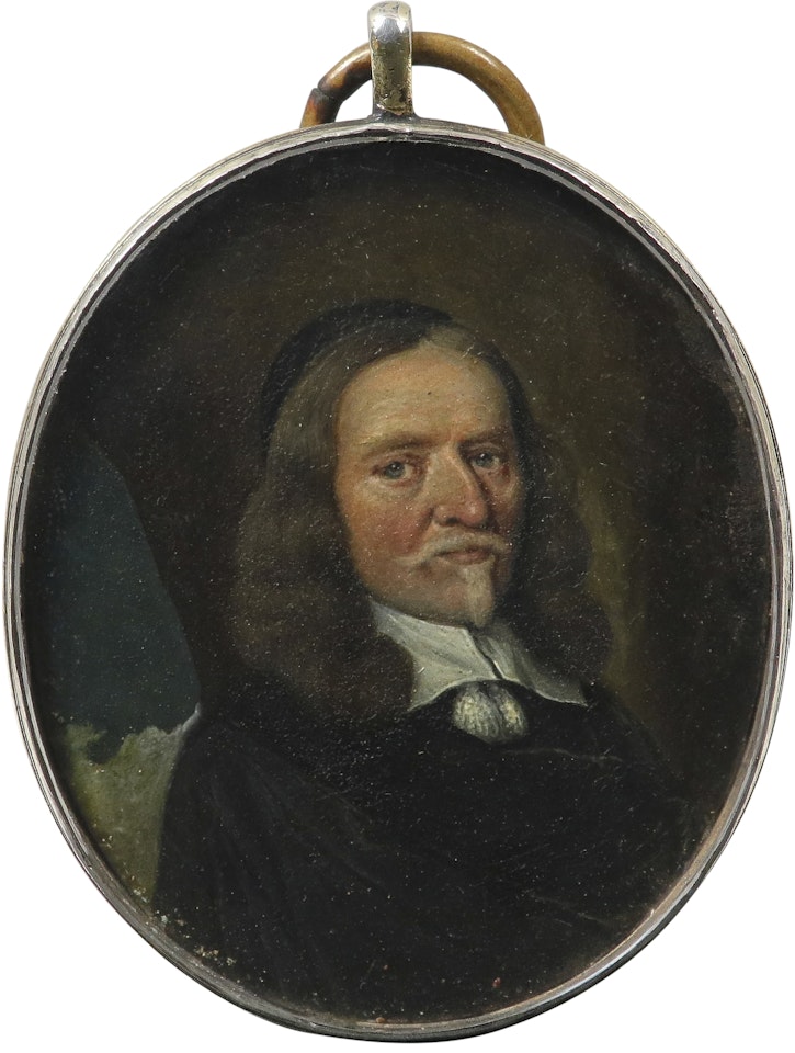 Portrait miniature of a cleric by English School