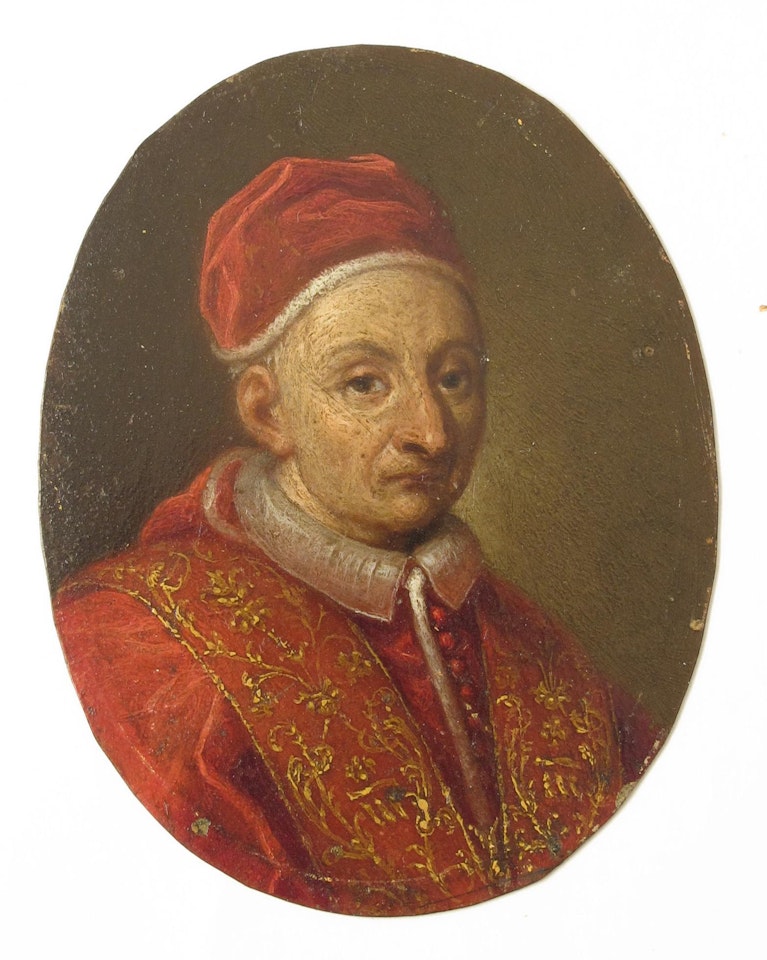 A Cardinal, head and shoulders, facing right by Italian School