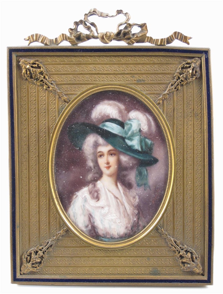 Miss Halley and two other ladies by French School