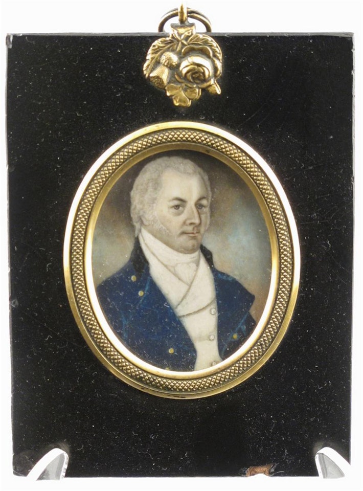 A gentleman, head and shoulders facing right by English School