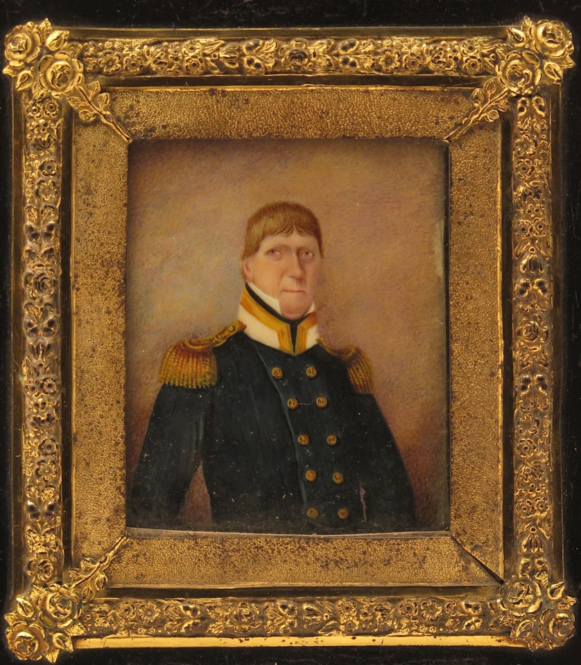 Portrait miniature of Captain Henry Vaughan (1757-1833) by English School