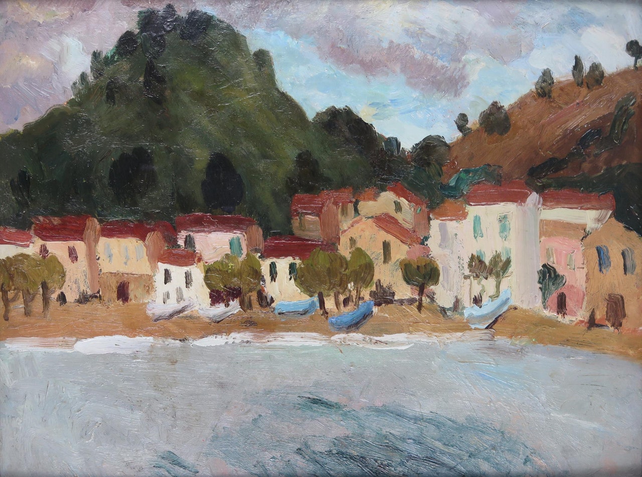 On the Mediterranean coast by Christopher Wood