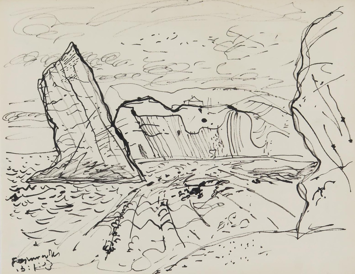 Freshwater Bay, Isle of Wight by John Piper