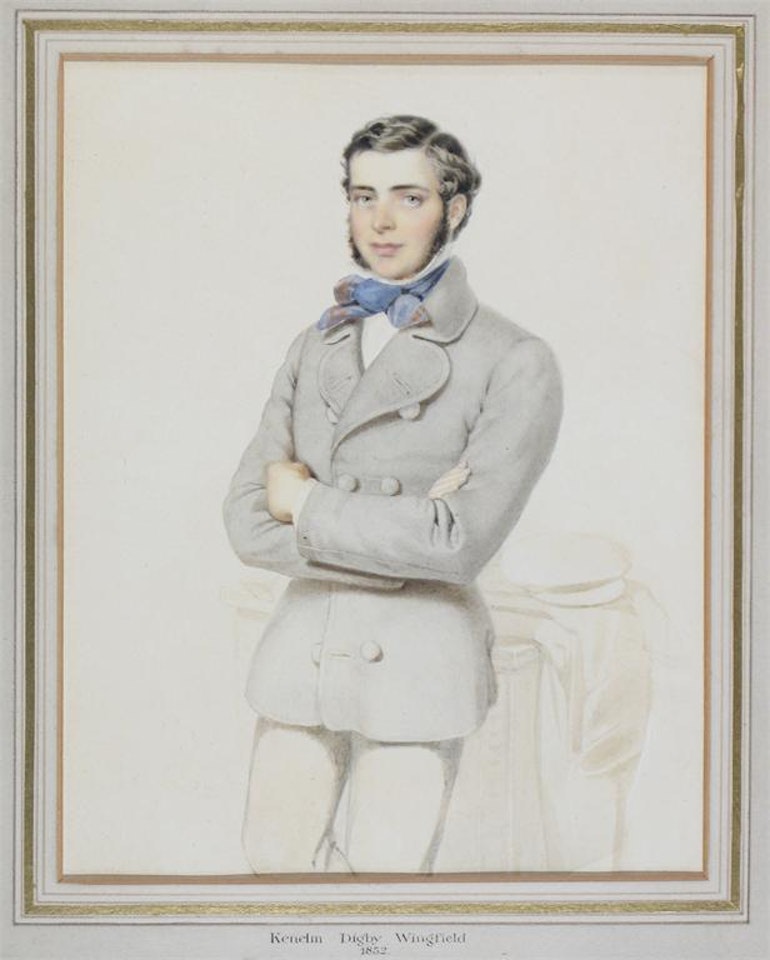 Portrait of Kenelm Digby Wingfield by English School