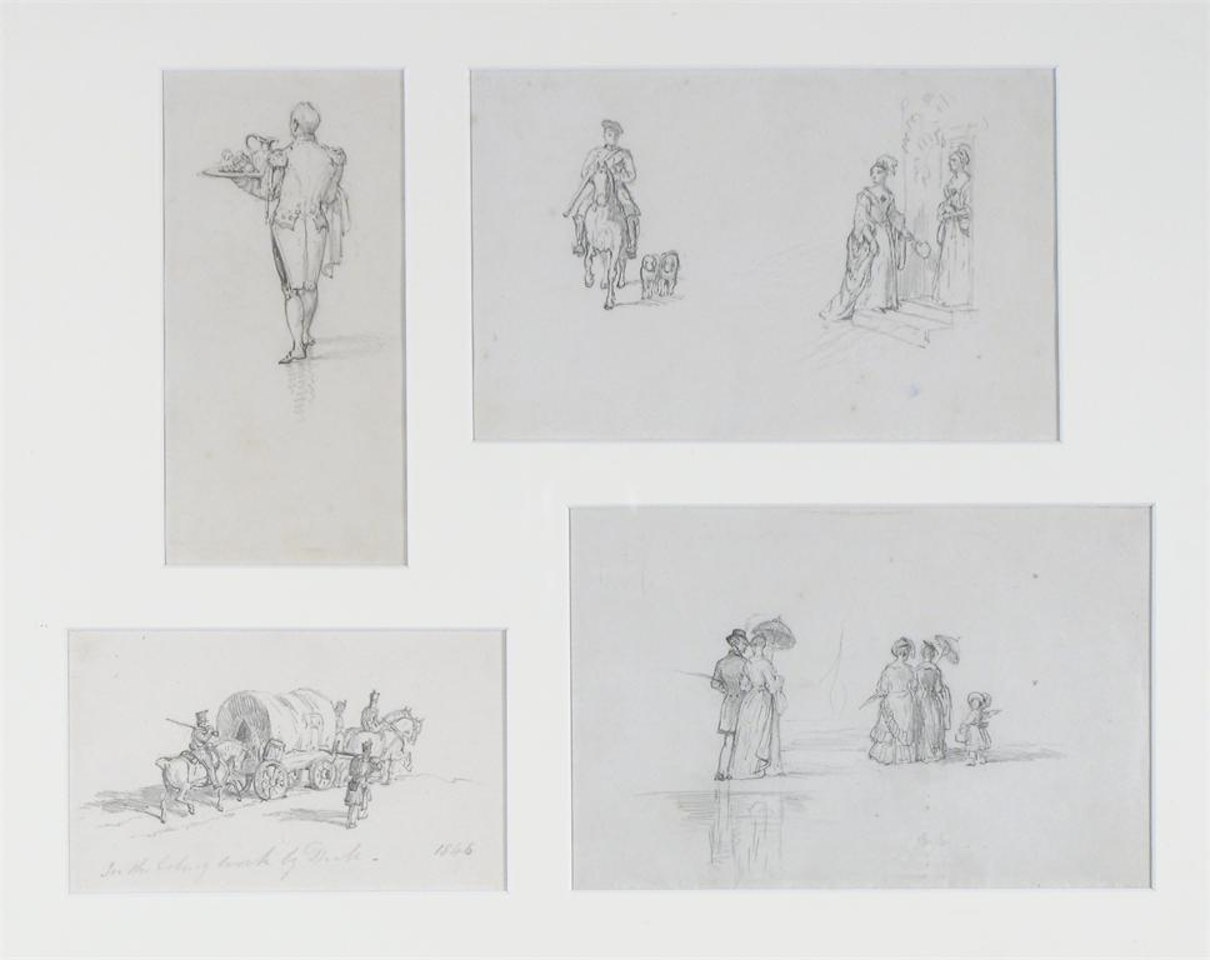 Figure studies by English School