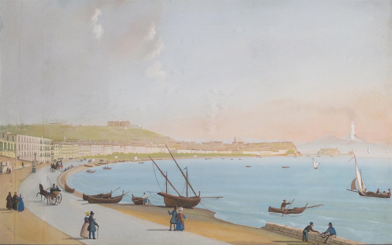 Napoli da Posilipo by Neapolitan School