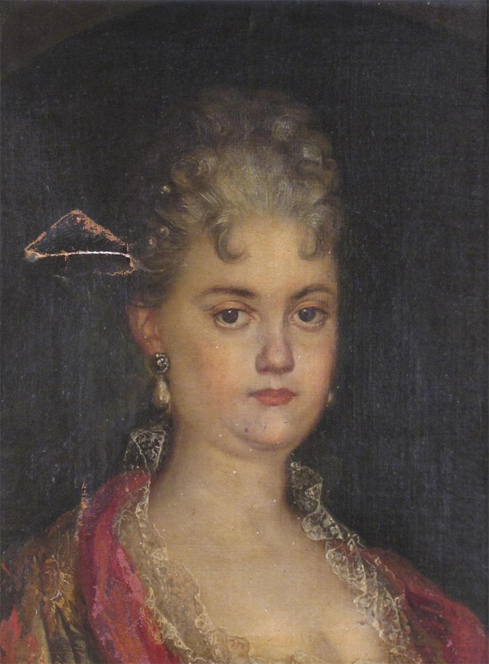 Portrait of a lady, head and shoulders by German School