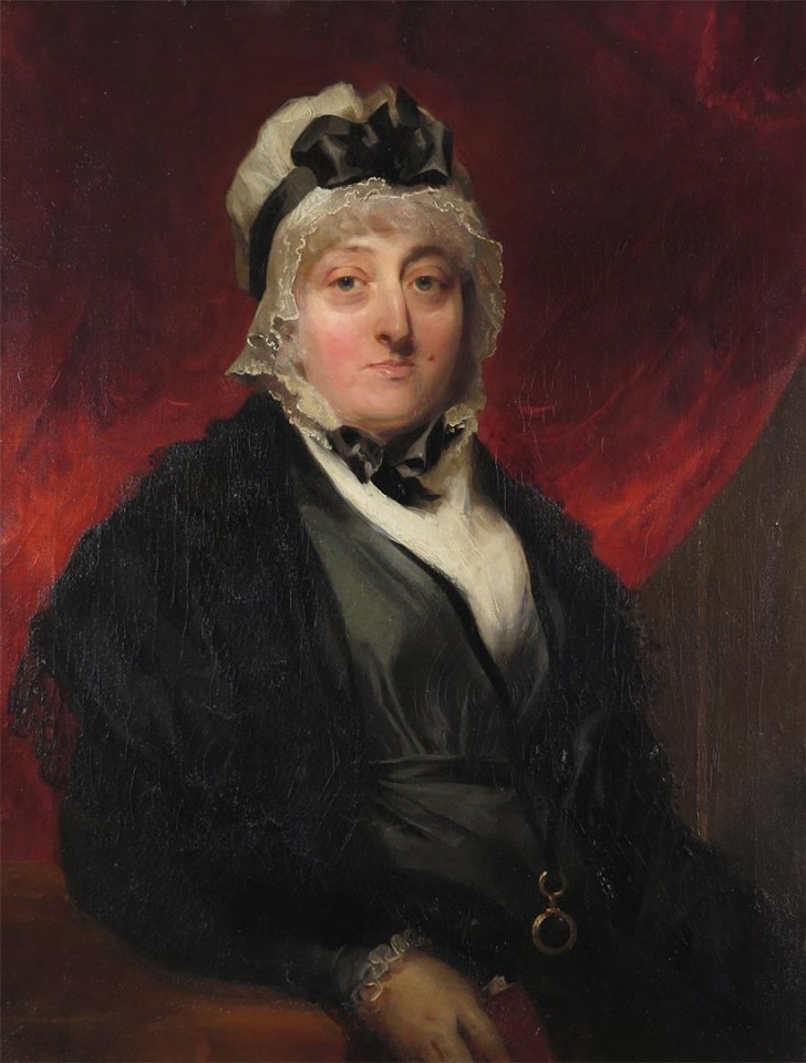 Portrait of Mrs. Letitia Balfour (1745-1838), seated, wearing a bonnet by Sir Thomas Lawrence