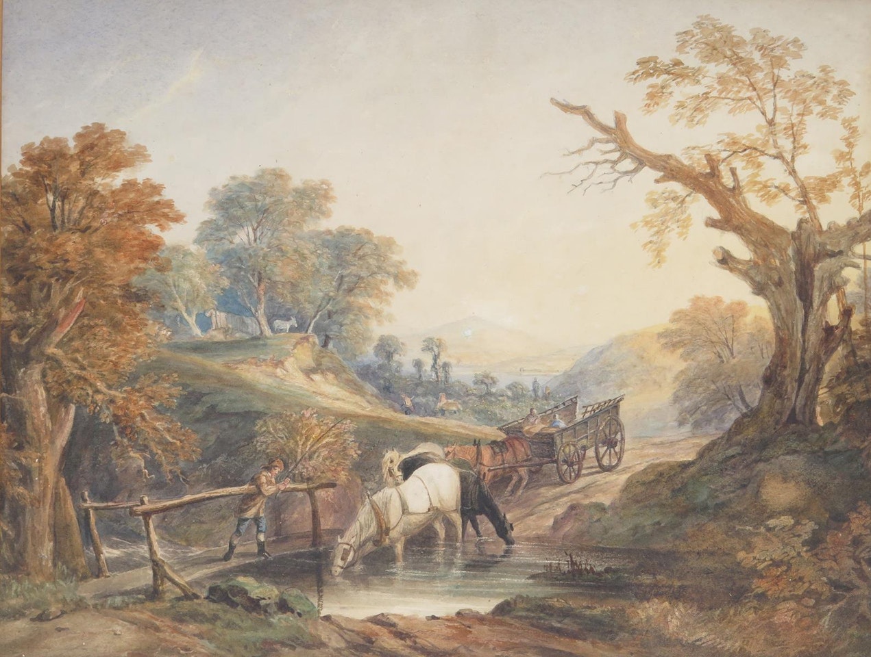 The brook by the way by English School