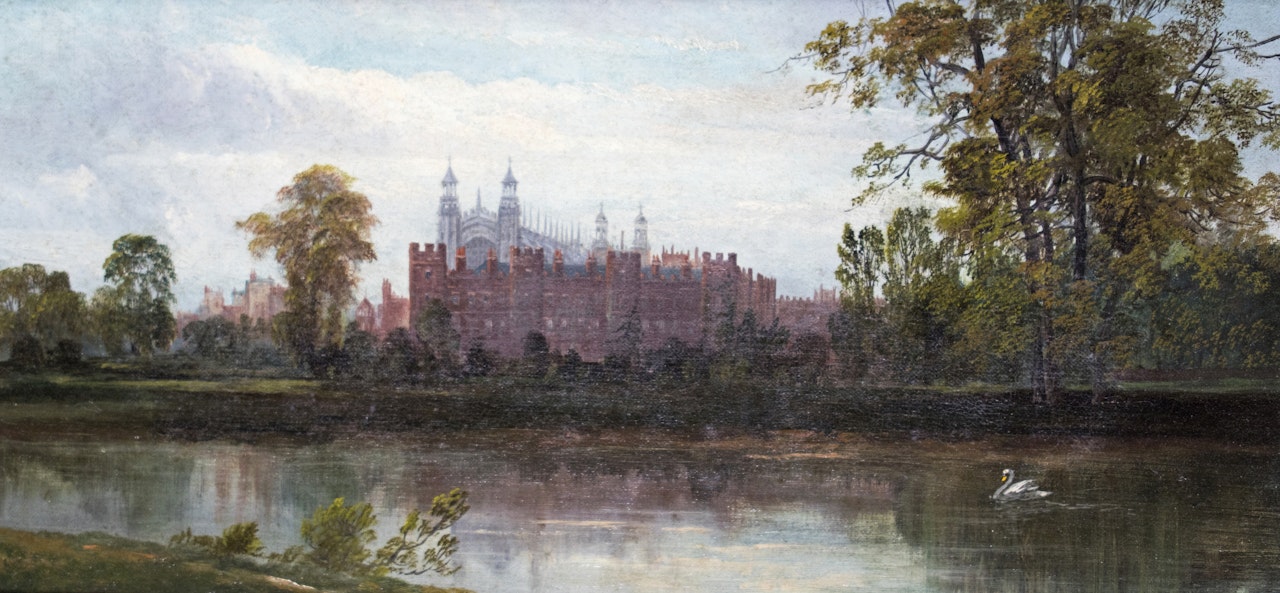 View of Eton College and Chapel by English School