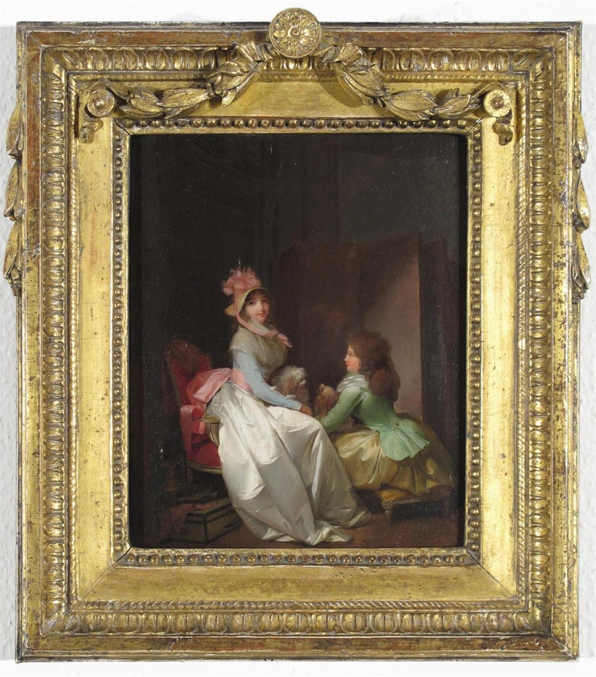 Les Chiens Chéris by Louis-Leopold Boilly