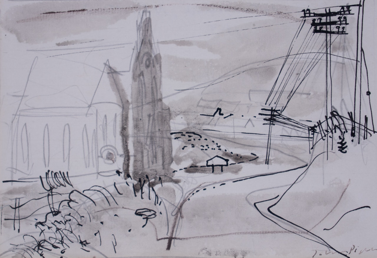 Portmahomack, North Scotland by John Piper