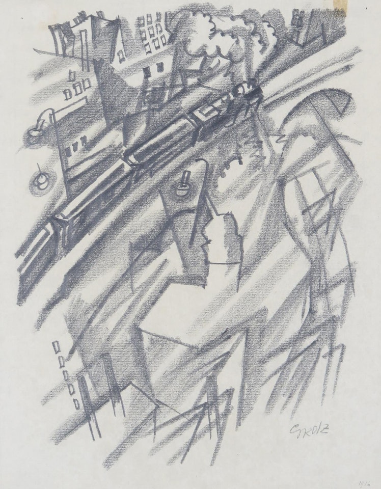 The Viaduct by George Grosz