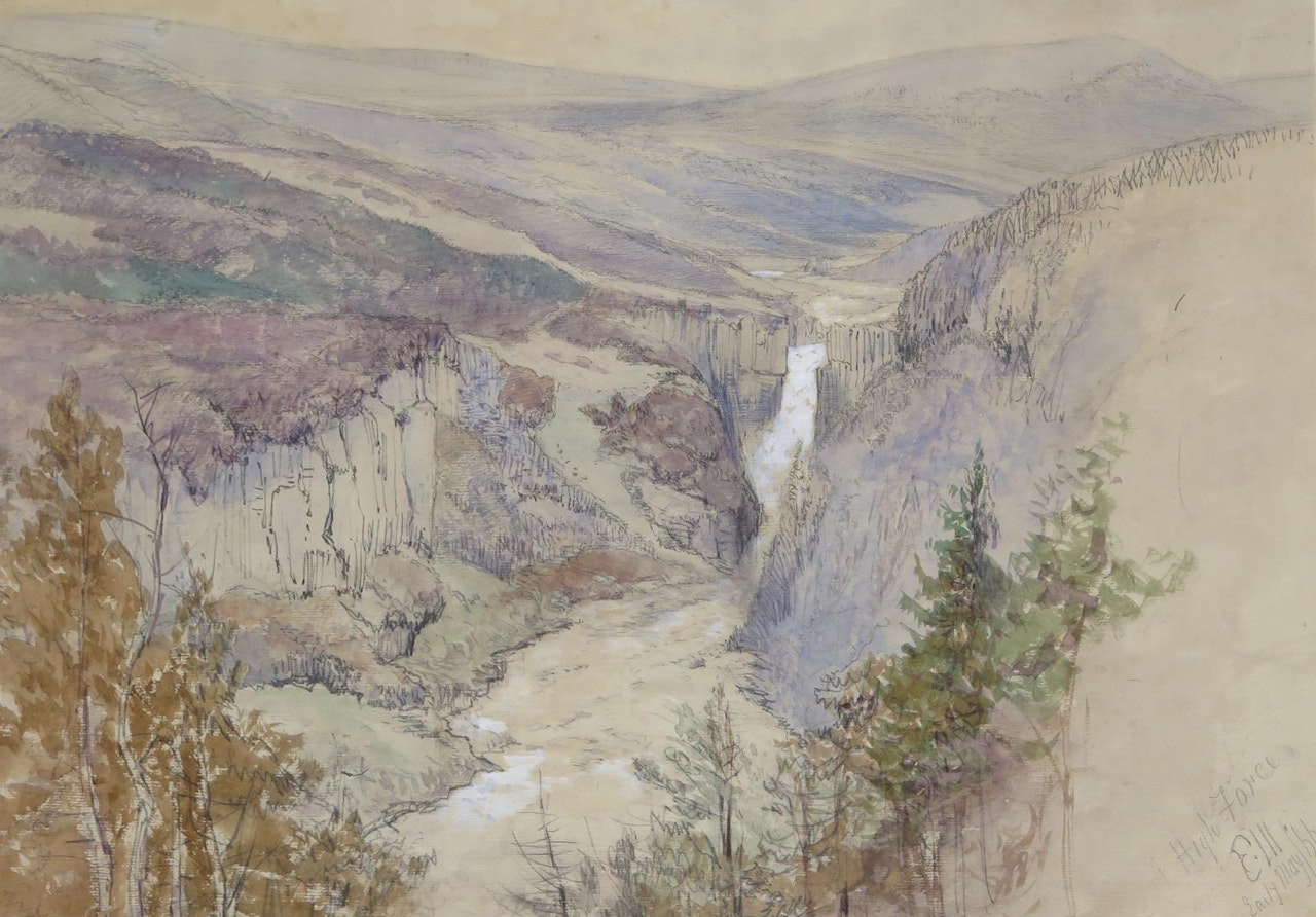 High Force, Teesdale, Co. Durham by English School
