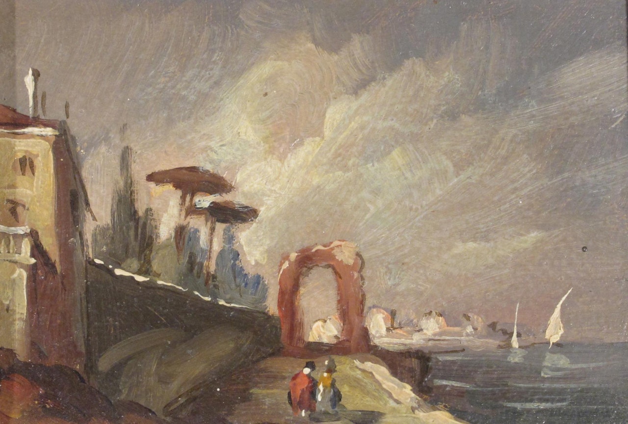 Rural scenes by Italian School