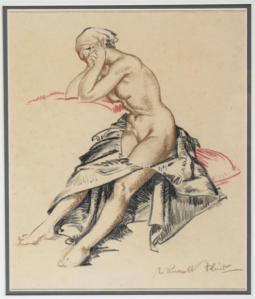 A study for The Women of Lemnos by William Russell Flint